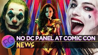Dc news: wb skip comic con 2019, wonder woman 1984 posters, swamp
thing cancelled, black adam