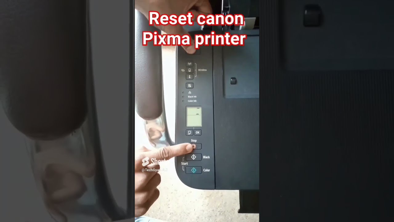 Reset Canon Pixma Printer In 5 Sec 