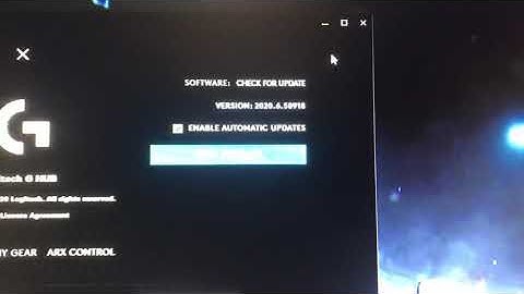 Logitech keyboard light issue