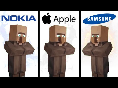 Minecraft Villager but famous phone ringtones