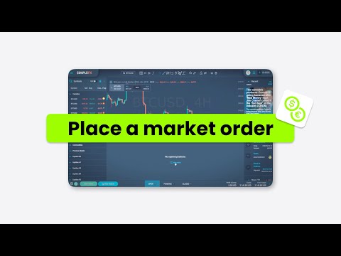 How to Place a Market Order - SimpleFX WebTrader Tutorial