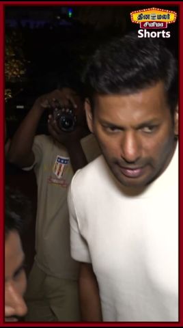 மகுடம் ட்ரெய்லர் லாஞ்சில் மாஸாக என்ட்ரி கொடுத்த விஷால் அஞ்சலியின் அசத்தல் லுக்