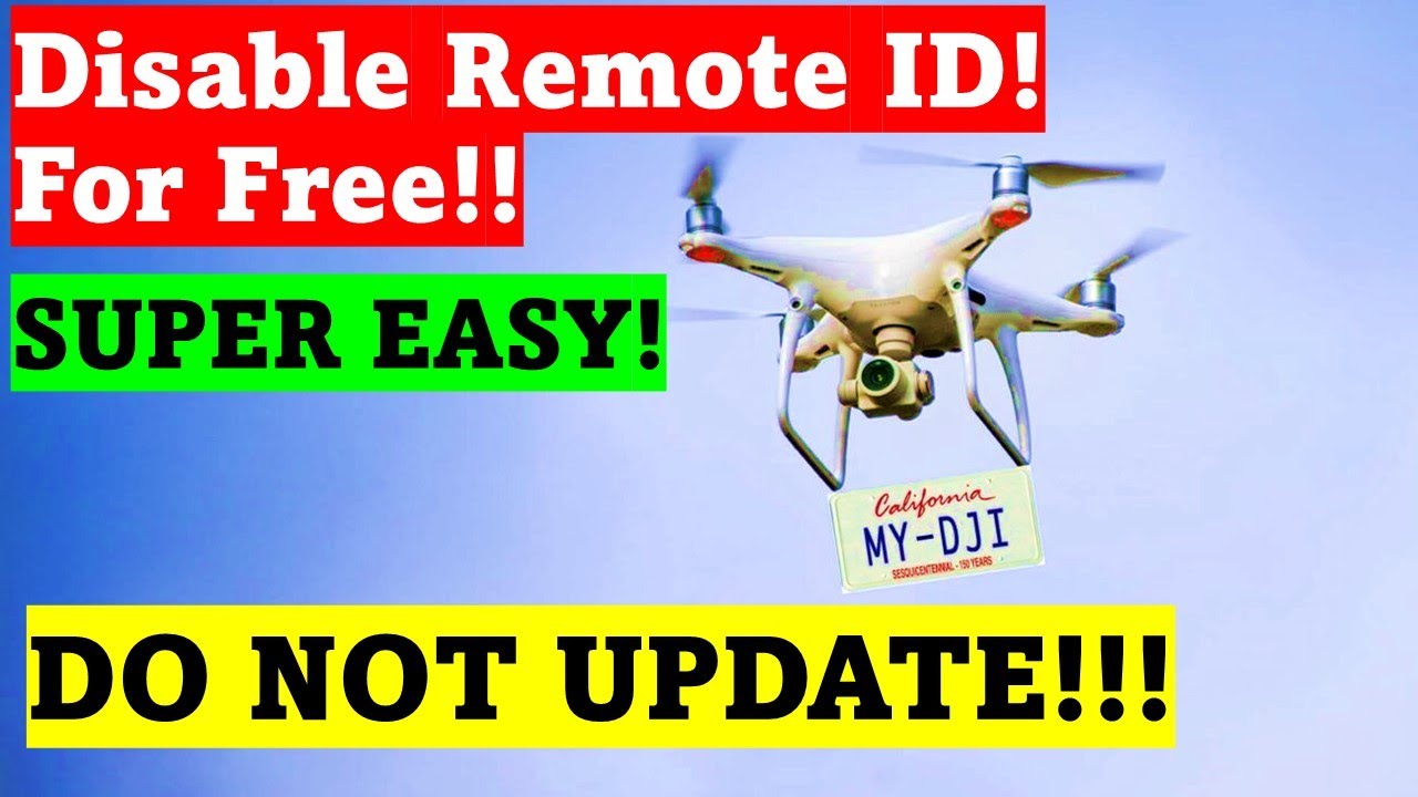 Disable Drone ID (Aeroscope) for Free!