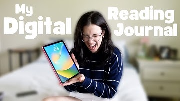 my digital reading journal set up ~ fangirling over my iPad and goodnotes for 8 minutes