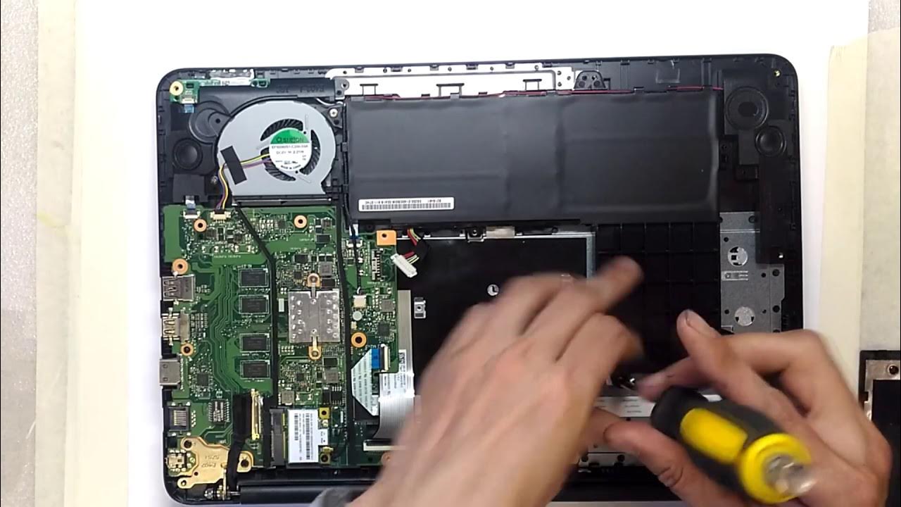 Asus vivobook как снять аккумулятор