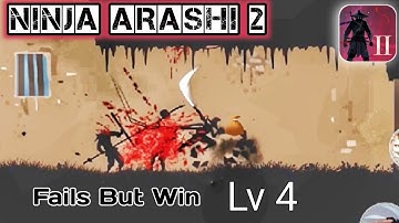 Ninja Arashi 2 - Level 4 | Story Act 1 | Noob Vs Pro | Android Gameplay Walkthrough