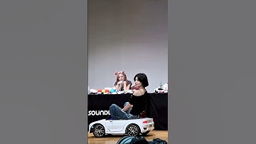 Yeji driving a mini car #yeji #itzy #yejiitzy #kpop #itzyyeji #midzy #shorts