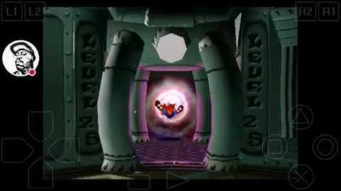 Crash Bandicoot 2 - Level 25 (Spaced Out) ❤💚💜💙💛💎Five Color Gem Platform Route💎❤💚💜💙💛