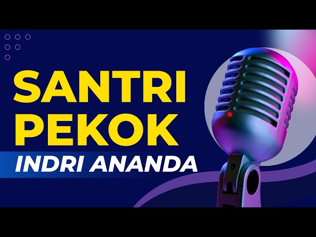 Santri Pekok - Karaoke Indri Ananda Versi Original class=