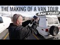 Taking You To WORK With Me BEHIND THE SCENES Of Filming VAN TOURS On Youtube