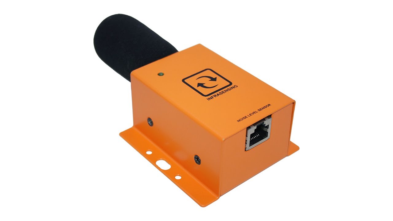 InfraSensing HowTo Series dBa Noise Level Sensor (ENVNOISE) YouTube