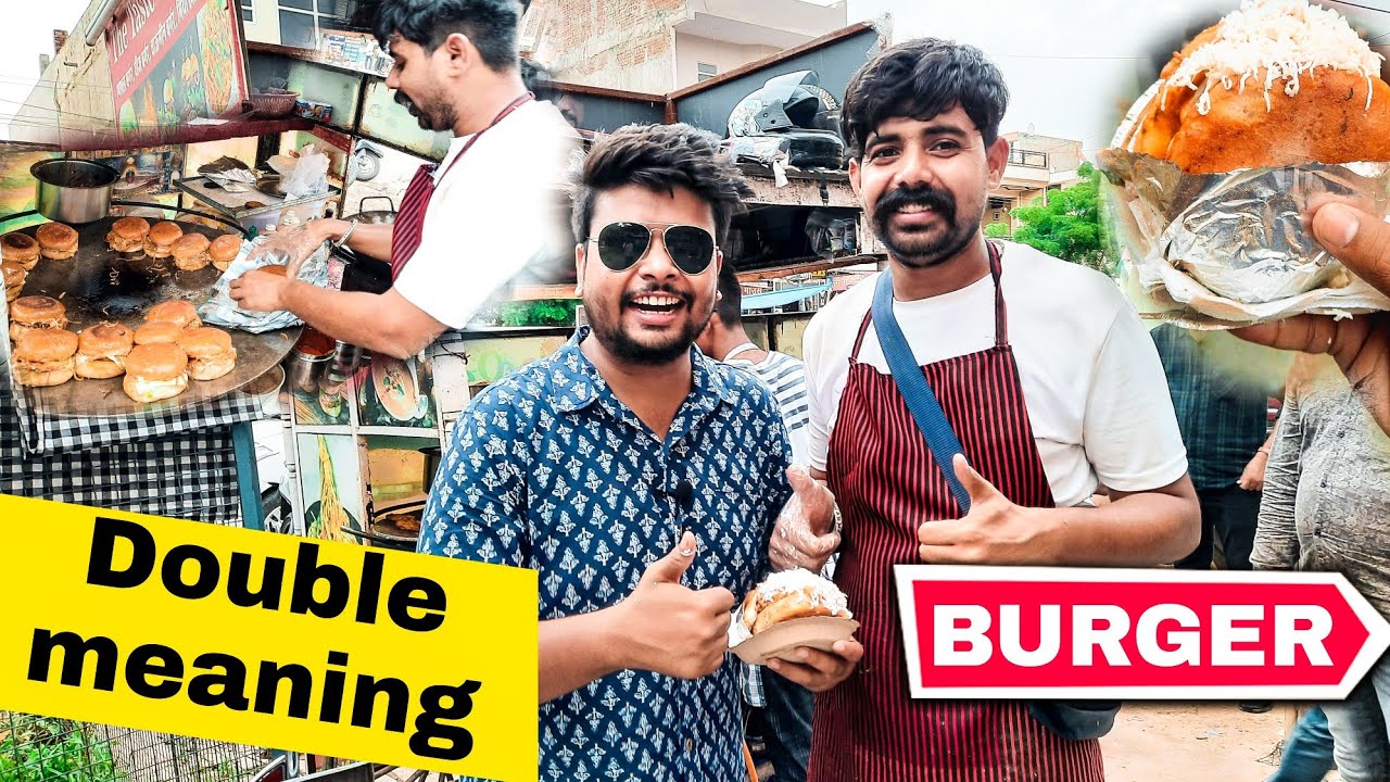 Most Entertaining 😝 Double Meaning Viral Burger 🍔 In Jaipur | Mia