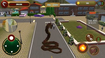 Angry Anaconda Snake City Attack Simulator #4 - Android Gameplay