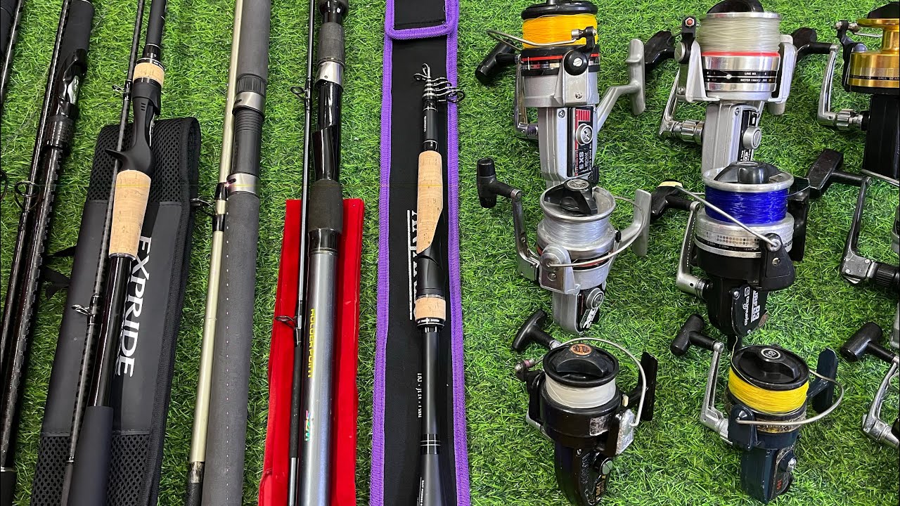 Video 932: Máy hợp kim Nhật giá tốt - Cần ráp khúc hàng đẹp - Cần lure Yamaga MH