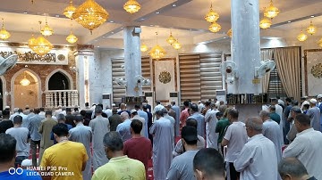 صلاة المغرب ١٩ ذو الحجة في جامع خالد بن الوليد ١٤٤٢ هجريه القارئ ابو عبيدة
