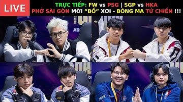TRỰC TIẾP: NGÀY 3 AIC 2025: FW vs PSG | SGP vs HKA - NGÀY ĐỊNH ĐOẠT CỦA SÀI GÒN PHANTOM ...