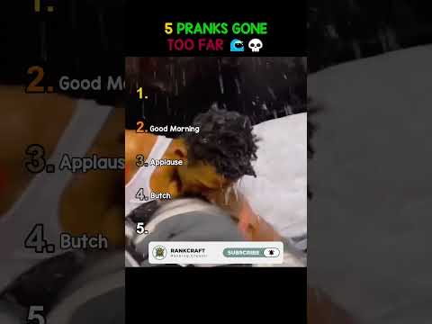 I Ranked 5 Unhinged Water Pranks 🌊 #shorts #prank #waterprank
