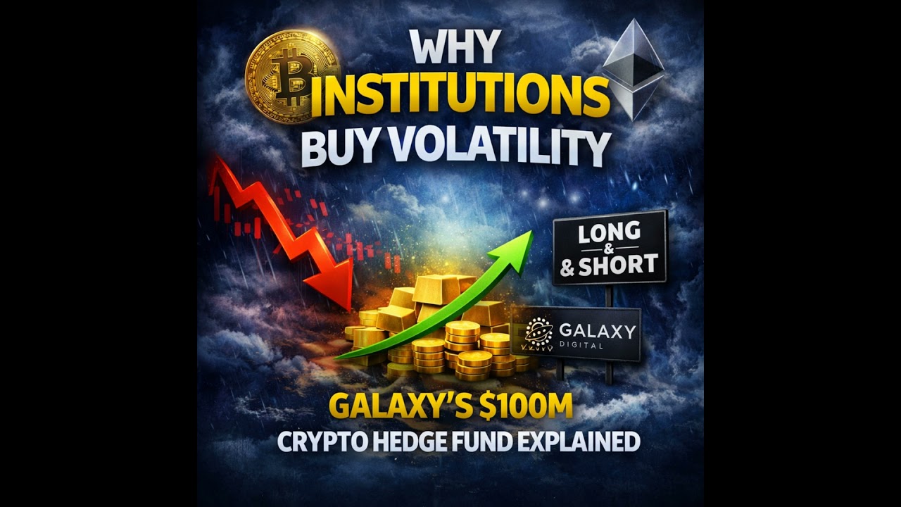 Why Institutions Buy Volatility: Galaxy’s $100M Crypto Hedge Fund Explained