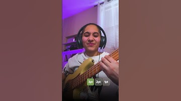 Thumbnail of Can you guess the song from the bass line?? EPISODE 09 #bass #bassplayer #guessthesong