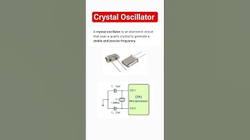 Crystal Oscillator: Generates Stable and Precise Frequencies Using Quartz Resonance