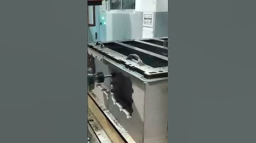 A 5-axis machining center precisely creates complex parts.