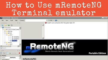 How to use mRemote ssh tool - [Hindi]