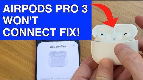 Hoe je het probleem met de AirPods Pro 3 kunt oplossen dat deze geen verbinding maakt