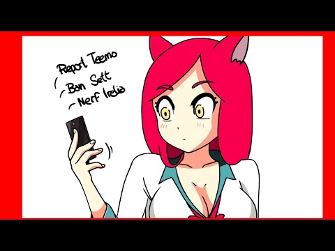 ahri---don't-look-my-pantsu---league-of-legends-animated---loop