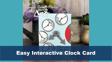 Easy interactive rotating wheel card