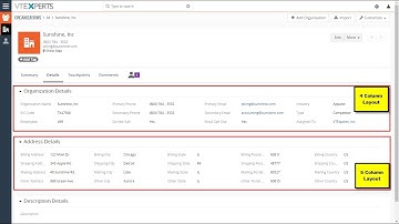 Multi Column Blocks/Layouts Extension for VTiger 7