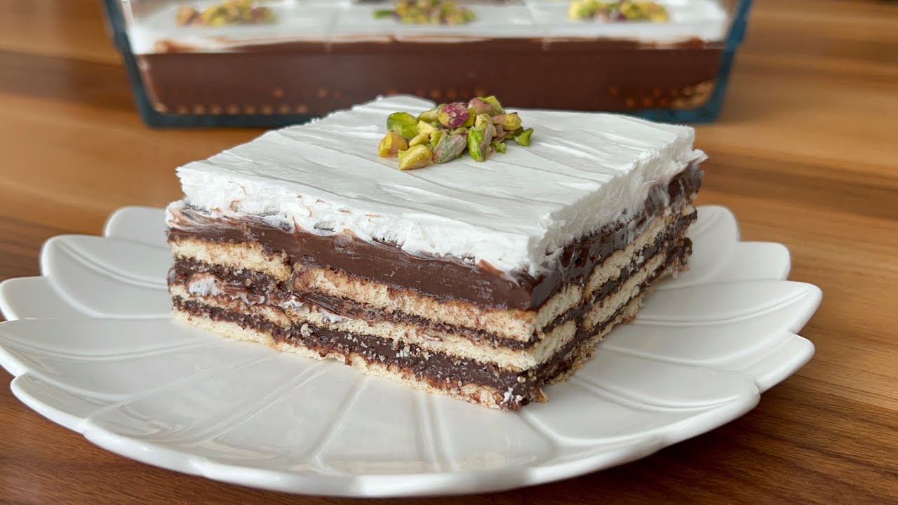 İDDİA EDİYORUM ❗️YEDİKLERİNİZİN EN GÜZELİ OLACAK❗️YAŞ PASTAYI ARATMAYACAK BİSKÜVİLİ PASTA TARİFİ 👌