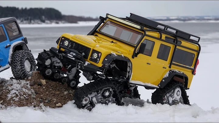 Snow Domination Test With Traxxas Trx-4 Defender & Traxx Deep-Terrain