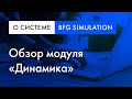 BFG Simulation обзор | Модуль «Динамическое моделирование»