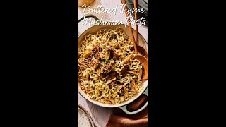 Famous Thyme Butter Mushroom Pasta with Crispy Breadcrumbs, by What's Gaby Cooking Profile