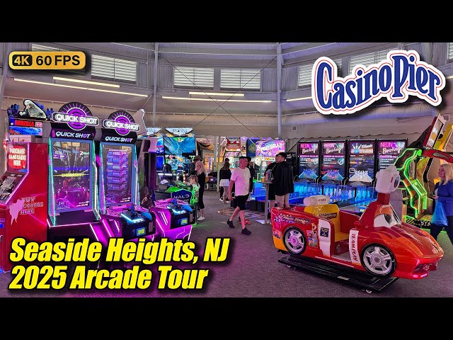 Casino Pier Arcade, June 2025 arcade tour (Seaside Heights NJ