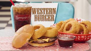 SPANGLES Western Burger + $5.55 Classic American Meal Deal