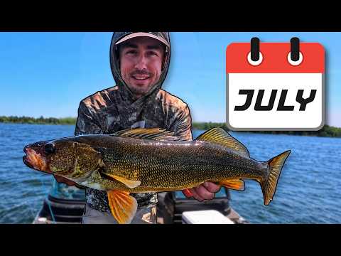 5 Best JULY WALLEYE Fishing Tips (Kickoff to the "Summer Peak")