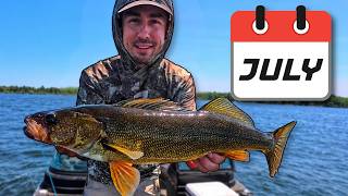 5 Best JULY WALLEYE Fishing Tips (Kickoff to the "Summer Peak")