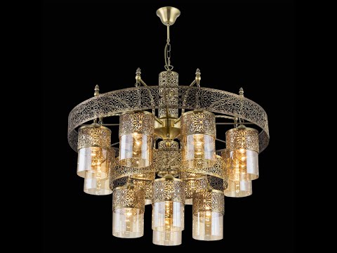 Citilux Эмир CL467193 Люстра подвесная бронзовая