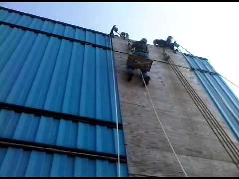 Electrician's Life: Local 3 IBEW Rigging Safety Training: Climbing the Wall