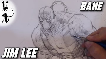 Jim Lee drawing Bane