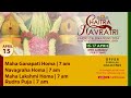 Chaitra navaratri  rudra puja  maha ganapati homa  navagraha homa  maha lakshmi homa 15 april24