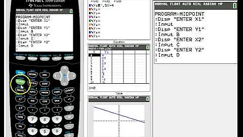 TI 83 84 Lesson 5 Midpoint Program