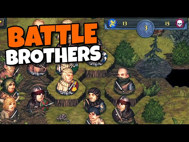 Batalha contra 15 BANDIDOS #03 (Battle Brothers) | Turn Based Strategy