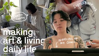 making art, living life & sharing thoughts ⁀➴°. | studio vlog