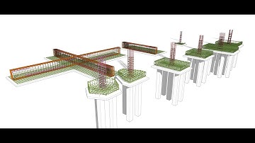 Hướng dẫn vẽ tất cả các loại thép Móng Cọc, Móng Đơn, Móng Băng bằng phần mềm kết cấu trong SketchUp