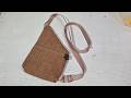 Como fazer uma Bolsa Tiracolo 🌸 Crossbody Bag🌹 🌷 💜