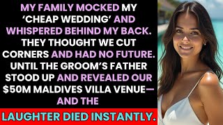 Family Mocked My 'Cheap Wedding'—Groom's Father Revealed Our $50M Maldives Villa Venue