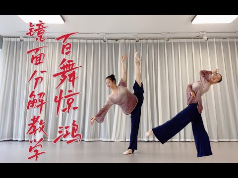 王者荣耀｜古典舞《百舞惊鸿》镜面分解教学，超详细舞蹈教程