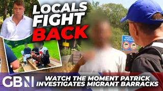'THROWN TO THE WOLVES!' Patrick joins Crowborough patrols as residents FUME over migrant barracks